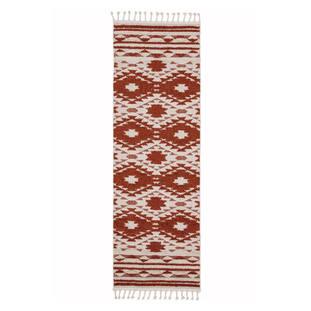 Oranžový koberec Asiatic Carpets Taza, 80 x 240 cm