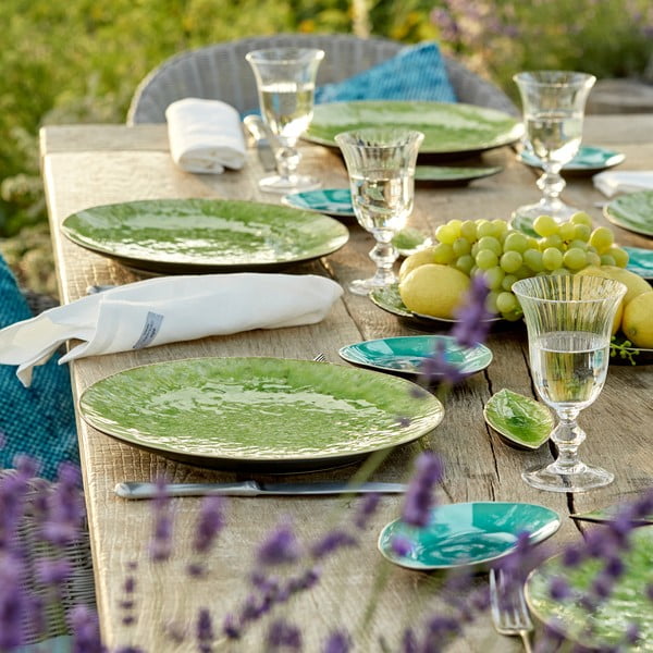 Zelený kameninový servírovací talíř Costa Nova Riviera, ⌀ 31 cm-image-2
