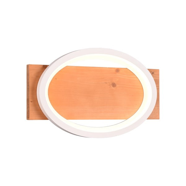 LED stmívatelné nástěnné svítidlo v bílo-přírodní barvě Barca – Trio-image-2