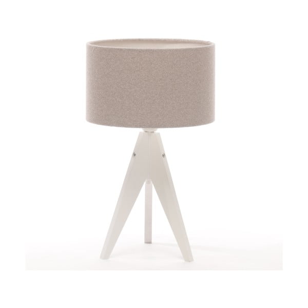 Stolní lampa Arist Cylinder Brown Grey/White