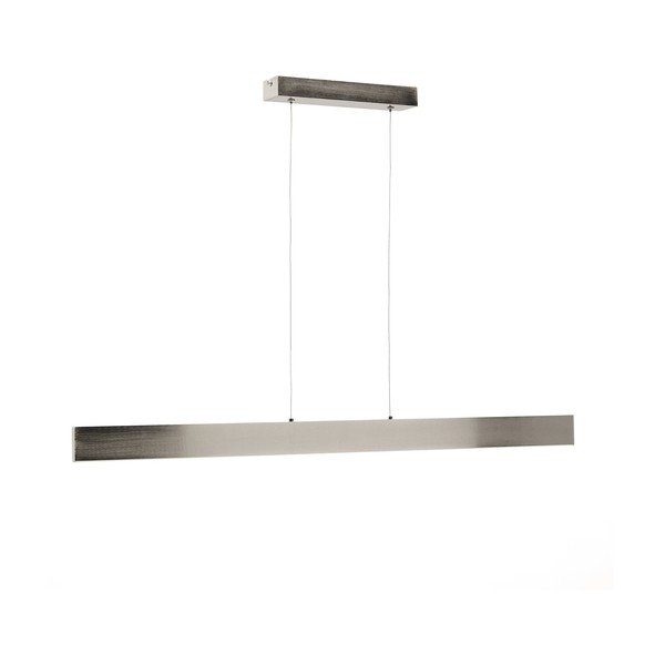 LED závěsné svítidlo ve stříbrné barvě s kovovým stínidlem Boadella – Kave Home