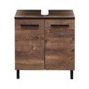 Hnědá skříňka pod umyvadlo v dekoru dubu 60x53 cm Set 374 - Pelipal