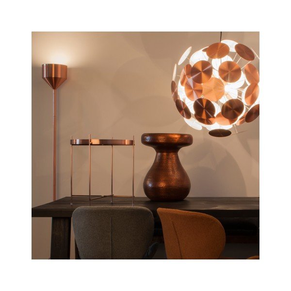 Stolička/odkládací stolek v měděné barvě Zuiver Antique-image-3