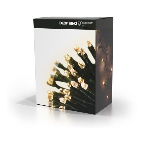 Zelený LED světelný řetěz DecoKing Chain, 200 světýlek, délka 19,93 m-image-4