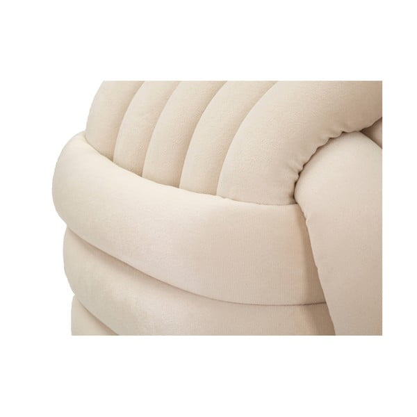 Krémový sametový taburet Softy – Mauro Ferretti-image-4