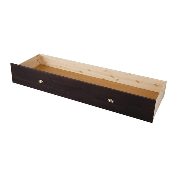 Černá dřevěná zásuvka pod postel 13Casa Adele