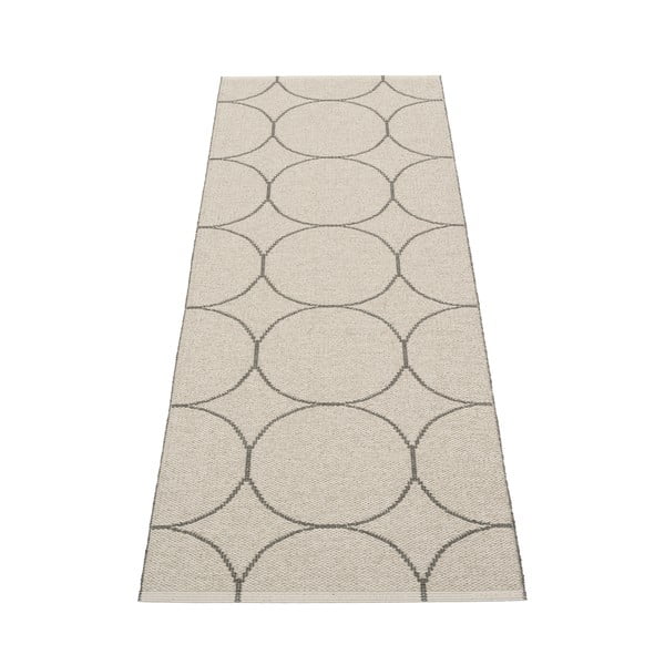 Tmavě šedý vnitřní a venkovní běhoun 70x200 cm Boo Charcoal Linen – Pappelina-image-1