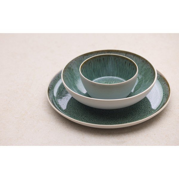 Bílá/zelená miska z kameniny 400 ml Gastro White/Green – Bitz-image-1