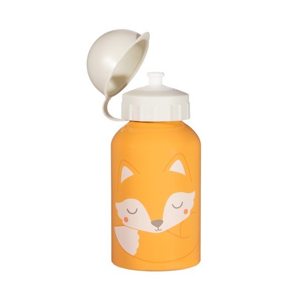 Oranžovo-bílá dětská láhev na pití Sass & Belle Woodland Fox, 250 ml-image-1