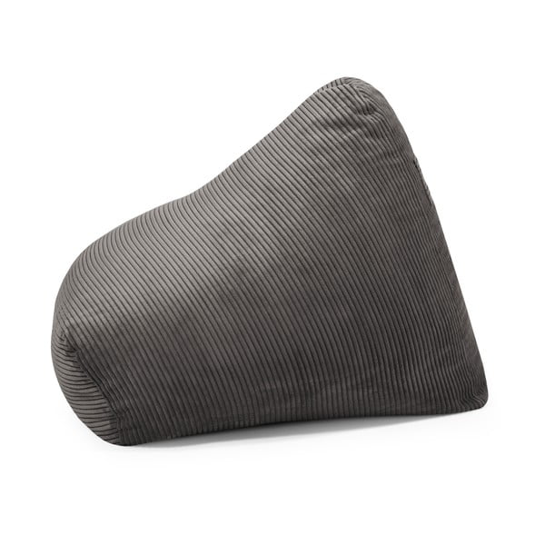 Tmavě hnědý manšestrový dětský sedací vak Snug 80 – SLOWDOWN-image-2