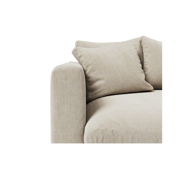 Krémové manšestrové křeslo Comfy – Scandic-image-1