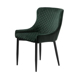 Zelená sametová jídelní židle Ottowa – Unique Furniture