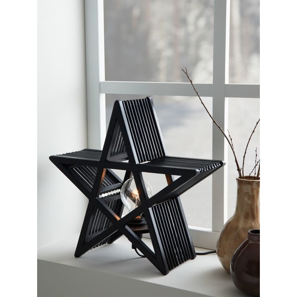 Černá vánoční světelná dekorace Bamboo – Markslöjd-image-1