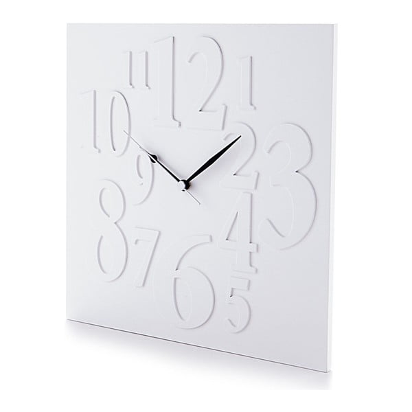 Bílé nástěnné hodiny Tomasucci Mix White-image-2