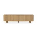 TV stolek v dekoru dubu v přírodní barvě 180x50,5x40 cm Padoc – MOME