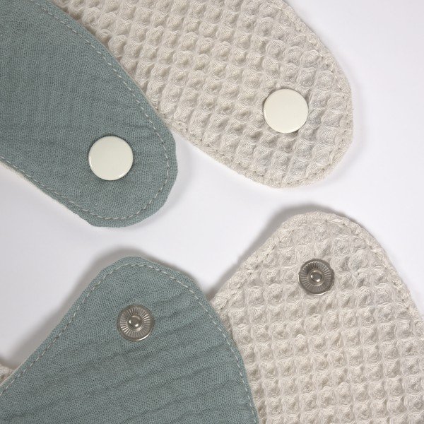 Sada 2 bryndáků s kapsou z organické bavlny Kave Home Lupe-image-1