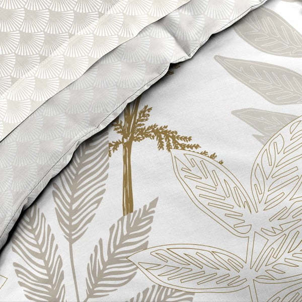 Béžové bavlněné povlečení na dvoulůžko/prodloužené s prostěradlem/6dílné 240x220 cm Raoni – douceur d'intérieur-image-2