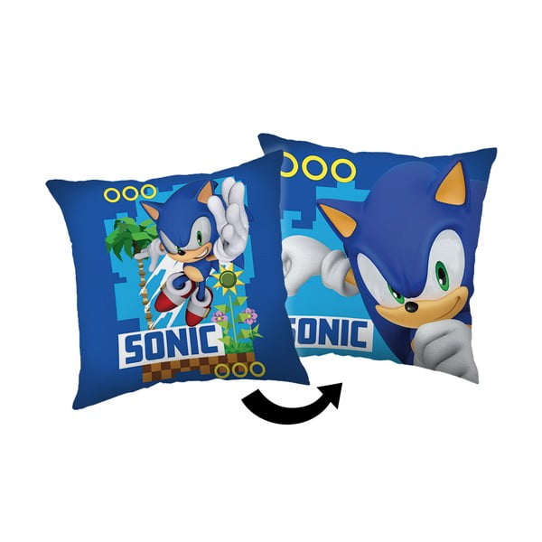 Dětský polštářek 40x40 cm Sonic – Jerry Fabrics