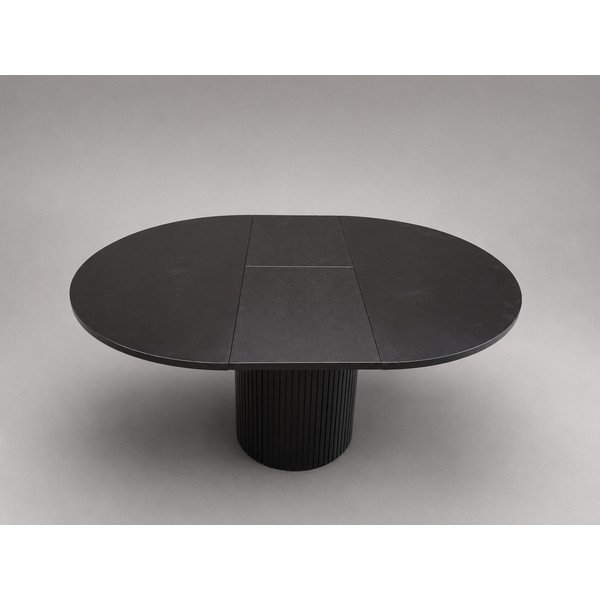 Kulatý rozkládací jídelní stůl s přídavnou deskou v dekoru dubu ø 115 cm Malaga - II. jakost – Bonami Selection-image-3