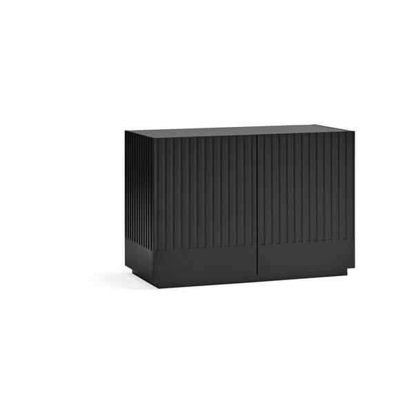 Černá nízká komoda 100x70 cm Doric – Teulat-image-1