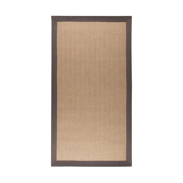 Hnědo-šedý jutový koberec Flair Rugs Herringbone, 120 x 170 cm