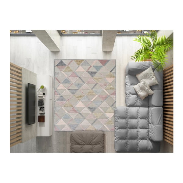 Šedý koberec Universal Margot Triangle, 120 x 170 cm-image-2