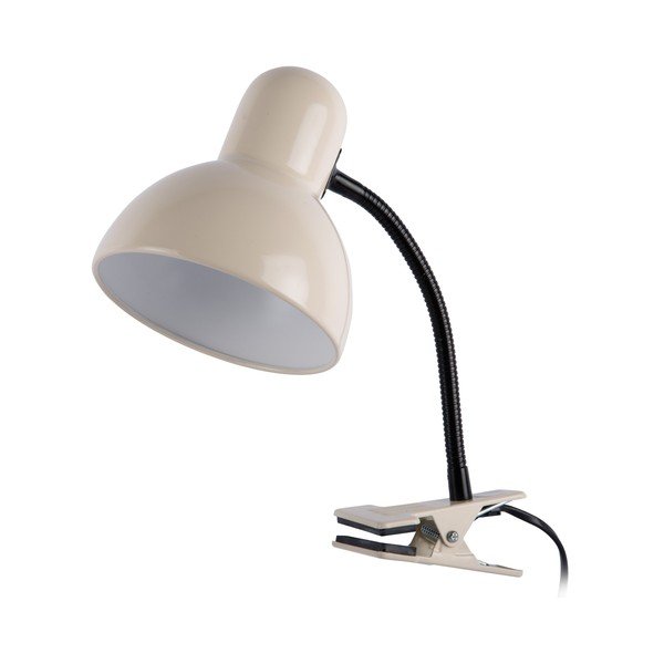 Béžová kovová stolní lampa (výška 33,5 cm) New Retro – Leitmotiv