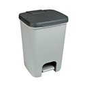 Šedý nášlapný plastový odpadkový koš 20 l Essentials – Curver