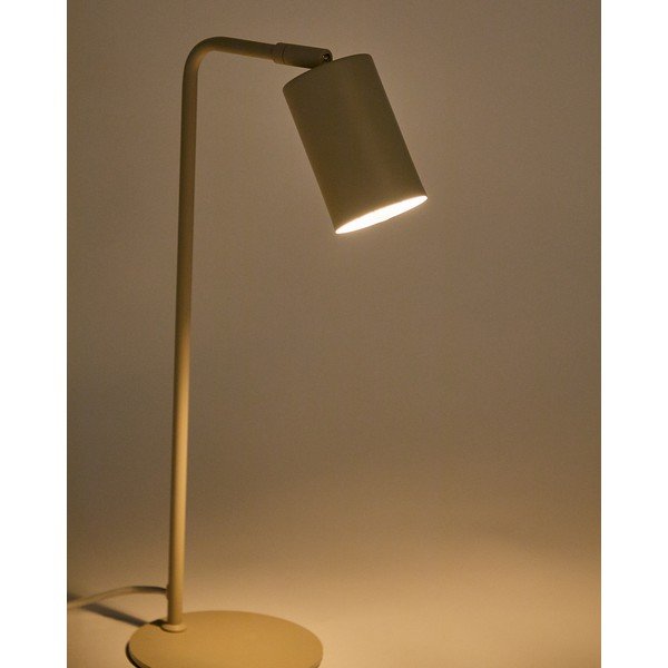Béžová kovová stolní lampa (výška 49 cm) Manie – Kave Home-image-2