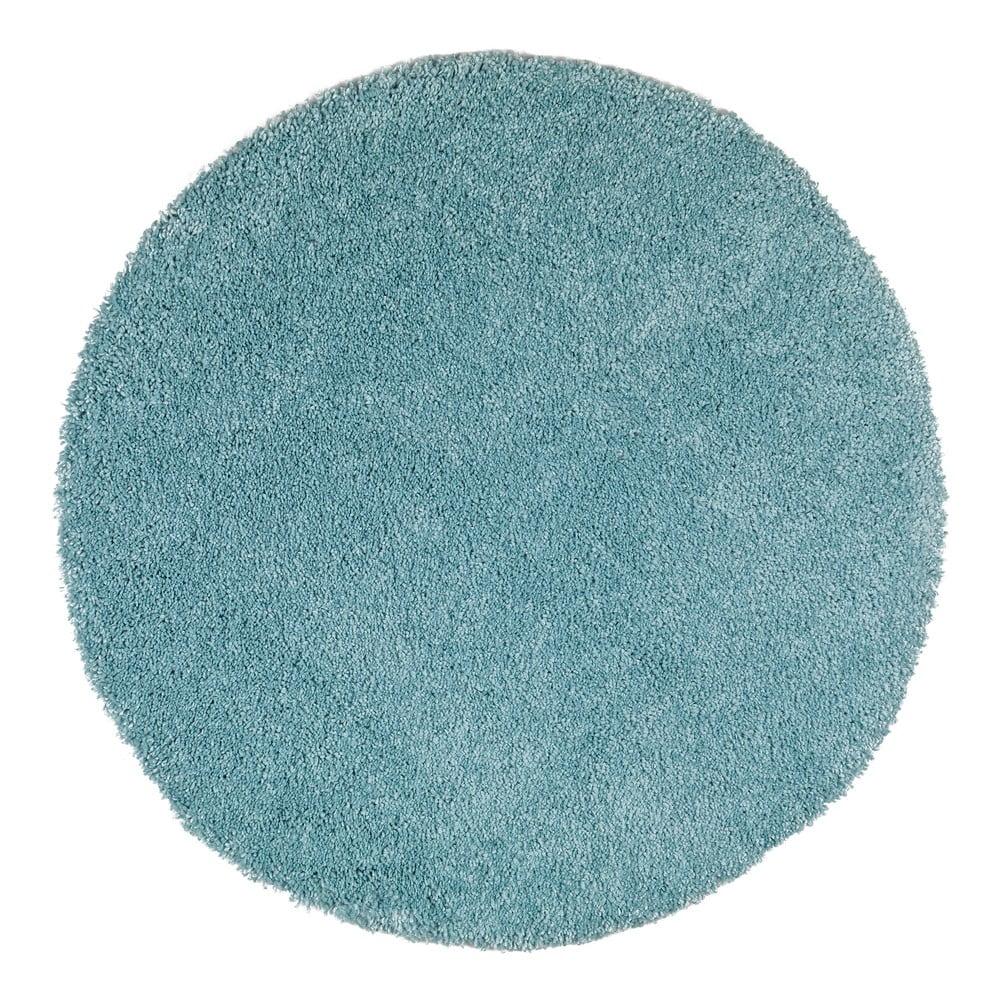 Světle modrý koberec Universal Aqua Liso, ø 100 cm