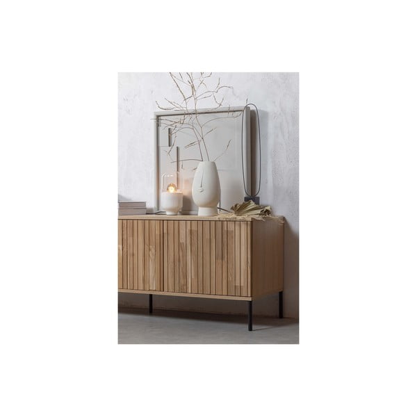 TV stolek v dekoru dubu v přírodní barvě 150x56x44 cm Gravure – WOOOD-image-4