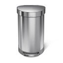 Pedálový odpadkový koš z nerezové oceli 45 l - simplehuman