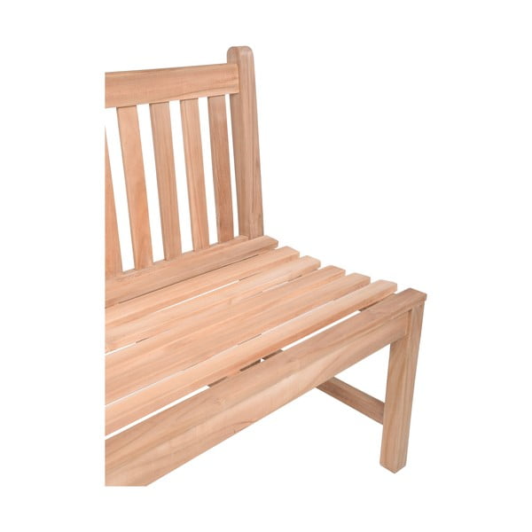 Dřevěná zahradní lavice v přírodní barvě Solo – Garden Pleasure-image-3