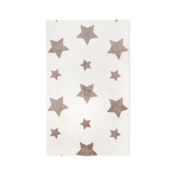 Bílý koberec Flair Rugs Twinkle, 90 x 150 cm