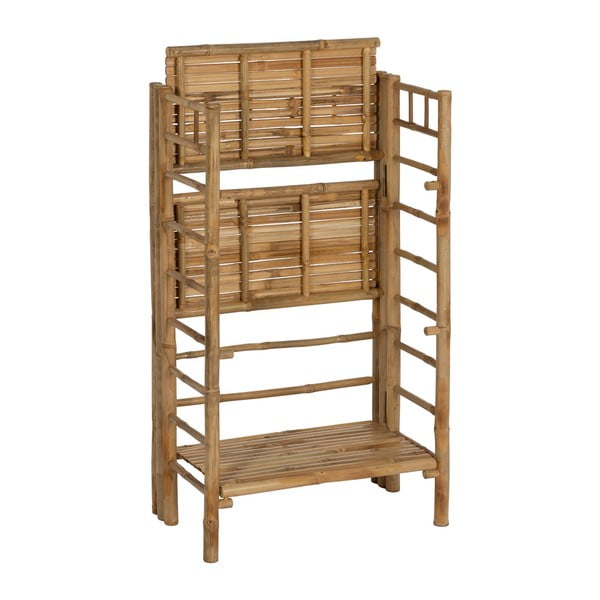 Bambusový regál v přírodní barvě 61x104x34 cm Manali – Ixia-image-3