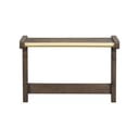 Tmavě hnědý nástěnný věšák z dubového dřeva Inverness - Rowico