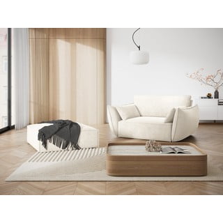 Bílá podnožka Vanda – Mazzini Sofas