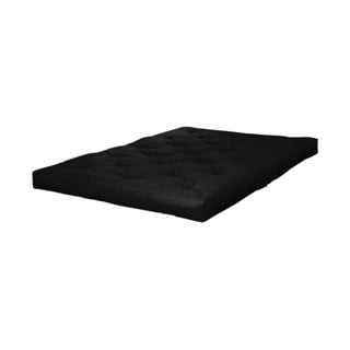 Černá futonová matrace Karup Sandwich, 140 x 200 cm