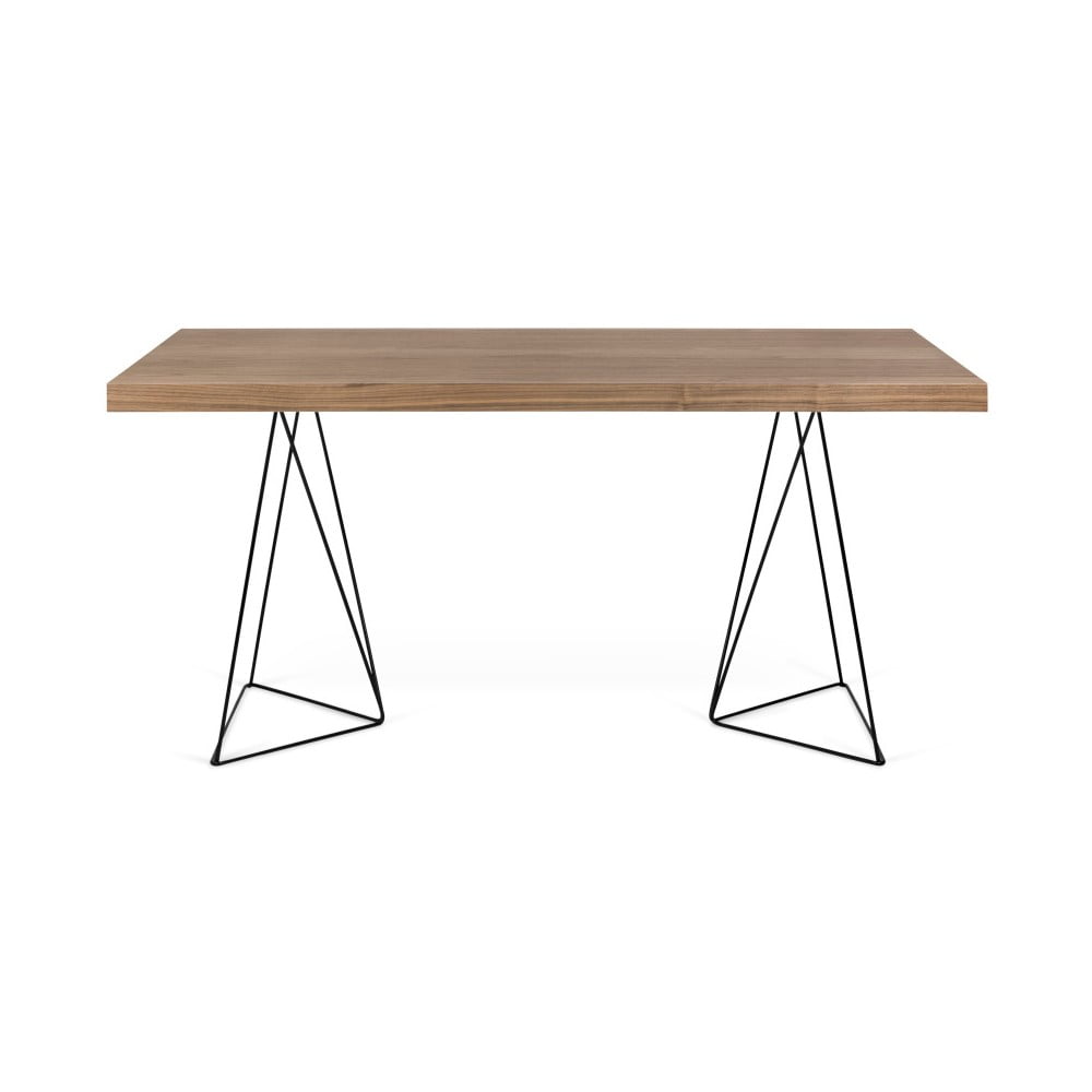 Pracovní stůl s kovovými nohami TemaHome Multi, 160 x 90 cm
