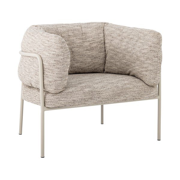 Šedobéžové křeslo Karel – Bloomingville