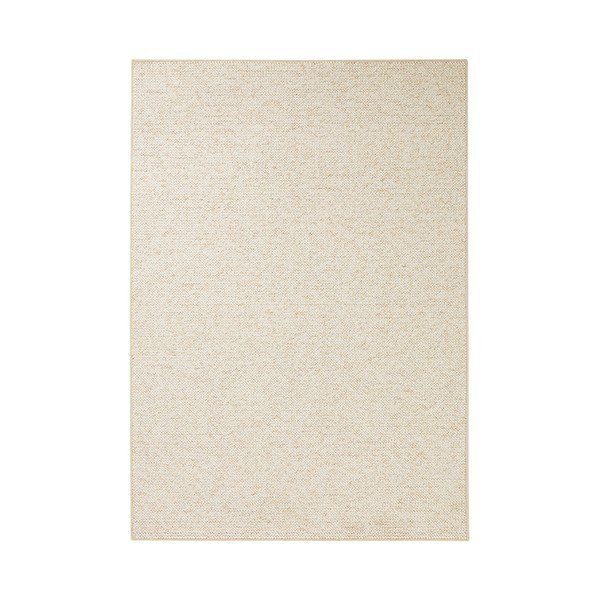 Krémový koberec BT Carpet Wolly, 60 x 90 cm
