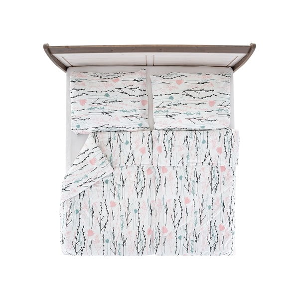 Bílé krepové povlečení na jednolůžko 140x200 cm Top Class – B.E.S.-image-2