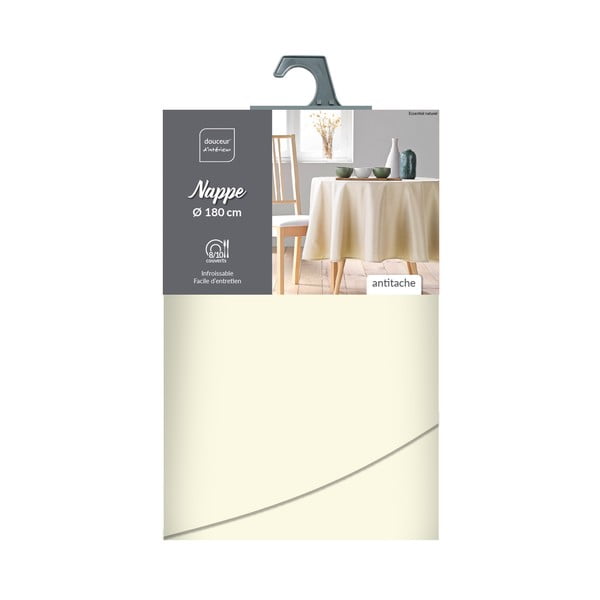 Ubrus ø 180 cm Essentiel – douceur d'intérieur-image-1