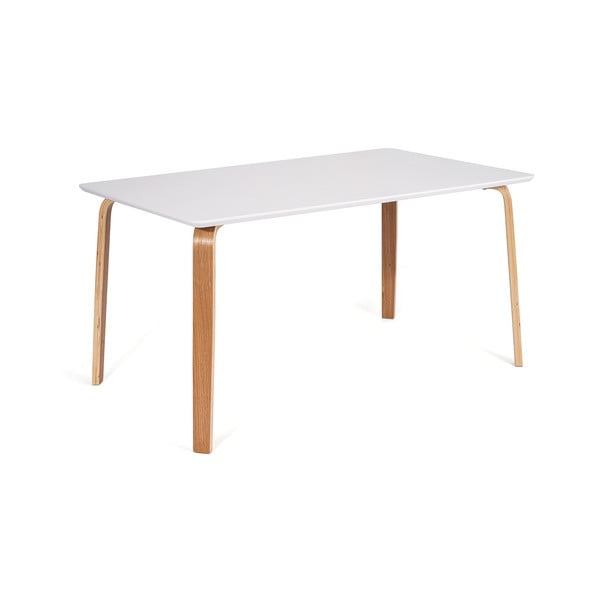 Jídelní stůl s bílou deskou 150x90 cm Zaha - Bonami Essentials-image-1