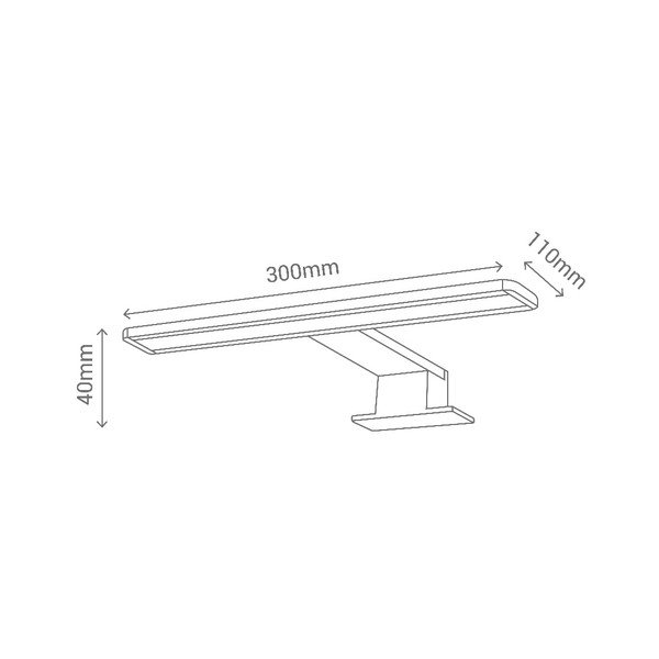 Nástěnné svítidlo ve stříbrné barvě s LED světlem SULION Curves-image-2