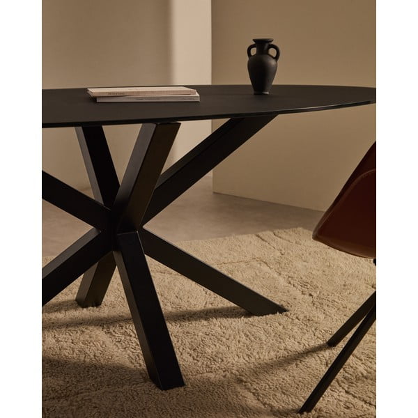 Jídelní stůl se skleněnou deskou 100x200 cm Argo – Kave Home-image-2