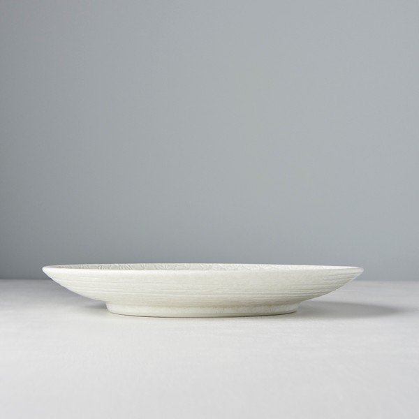 Bílý keramický talíř MIJ Star, ø 25 cm-image-1