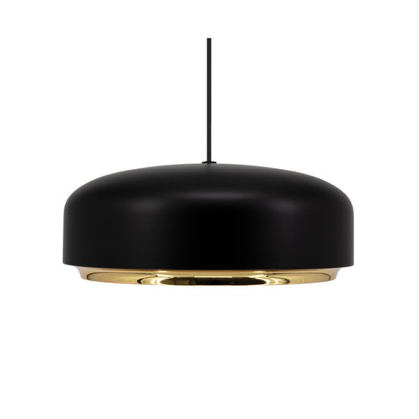 Černé LED závěsné svítidlo s kovovým stínidlem ø 40 cm Hazel medium – UMAGE
