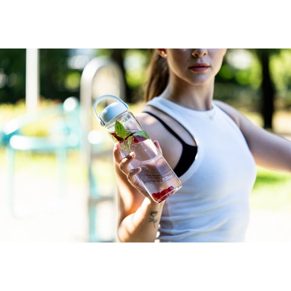 Skleněná lahev v mentolové barvě 540 ml Fuori – Vialli Design-image-3