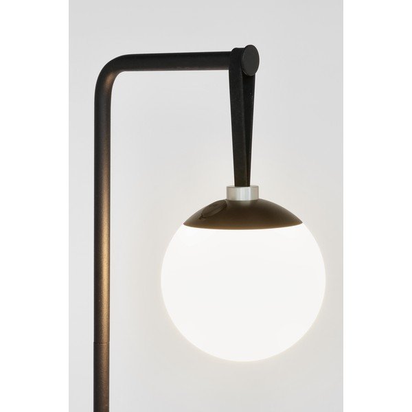 Černá hliníková LED stmívatelná stolní lampa s plastovým stínidlem (výška 40,5 cm) Balmony – Bizzotto-image-4